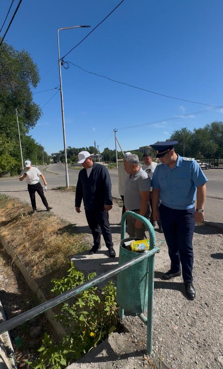 В Каратальском районе проведён рейд в рамках экологической программы «Таза Қазақстан»