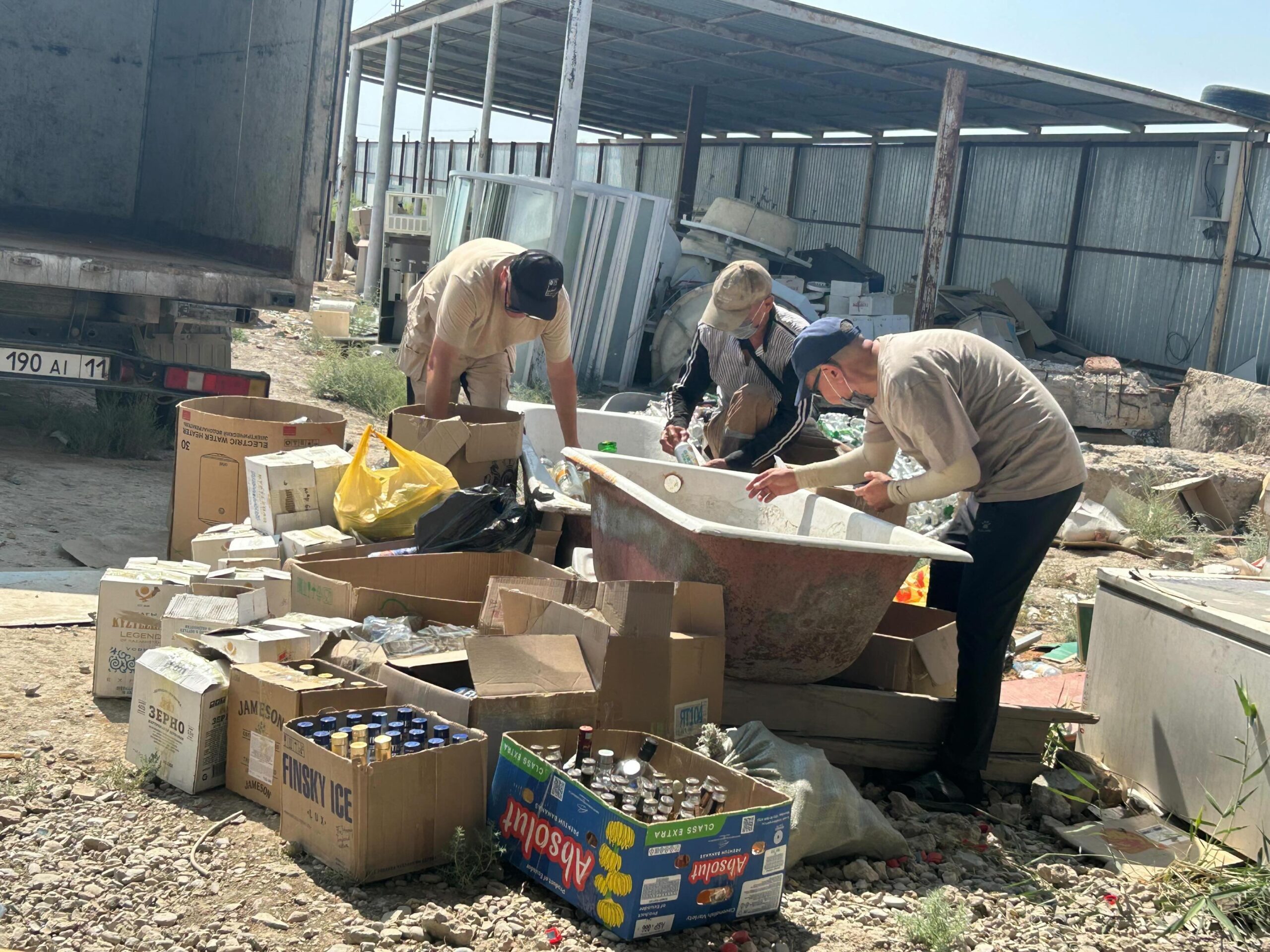 Проведено мероприятие по уничтожению алкогольной продукции, конфискованной на основании судебных актов и подлежащей уничтожению, а также алкогольной продукции с истекшим сроком годности