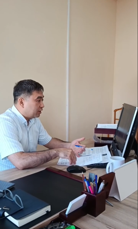 Провел очередное заседание экспертного совета в ходе которого представил нового члена в лице Ашимовой Аяужан, а также проинформировал о включении её и Каленовой А.А. в состав Координационного совета при Уполномоченном по правам человека в РК.