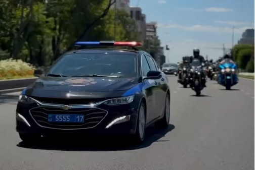 В Шымкенте обеспечено полицейское сопровождение участников международных мотопробегов