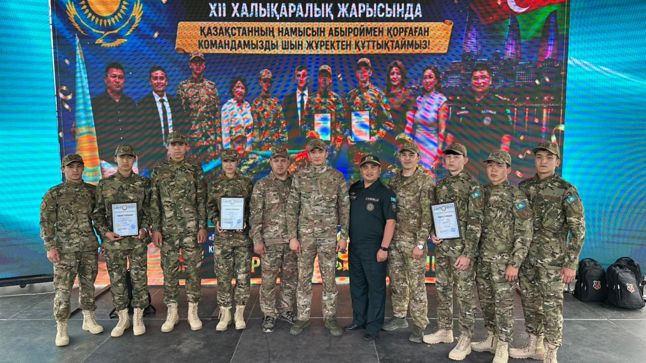 Юные спасатели из Казахстана вошли в число лучших на международных соревнованиях в Баку