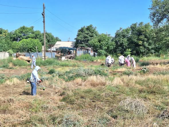 В ЖЕТЫСАЙСКОМ РАЙОНЕ ПРОШЕЛ МАСШТАБНЫЙ СУББОТНИК В РАМКАХ АКЦИИ «ТАЗА ҚАЗАҚСТАН»