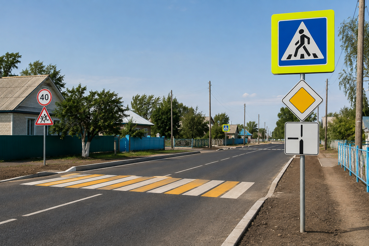 Безопасность дорожного движения на внутрисельских дорогах