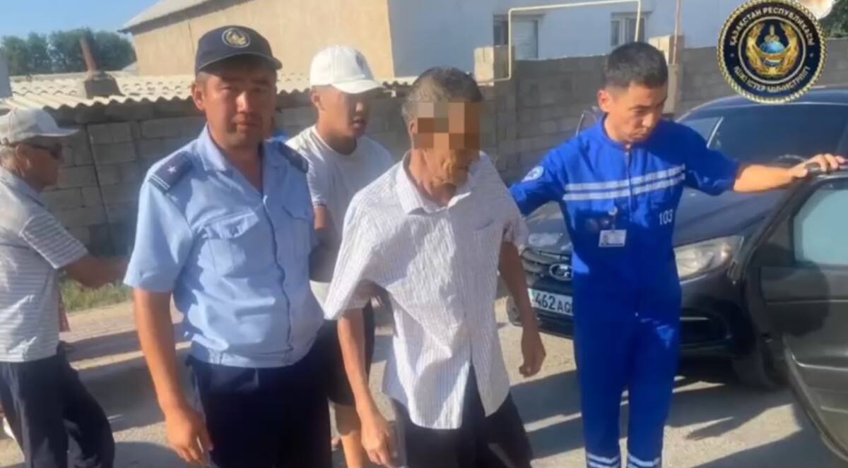 Полицейские с помощью дрона нашли пропавшего жителя Туркестанской области