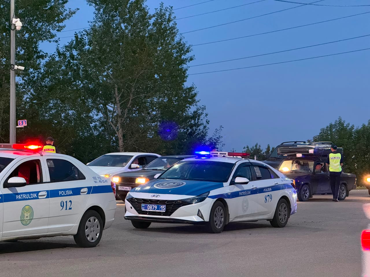 Дроны, патрули и камеры — свыше тысячи нарушений выявили за три дня полицейские на дорогах СКО