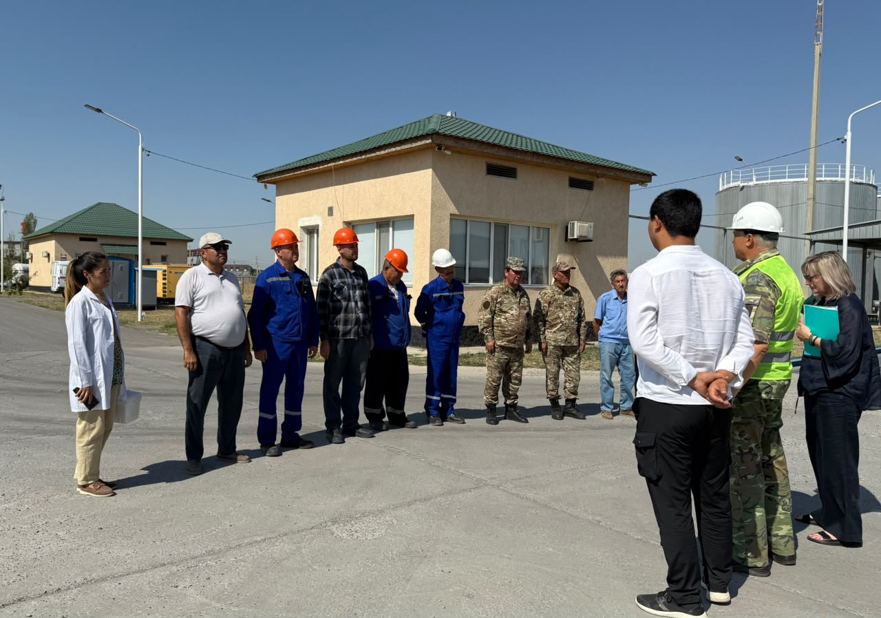 На базе хранения газа проведена учебная тревога по пожарной безопасности