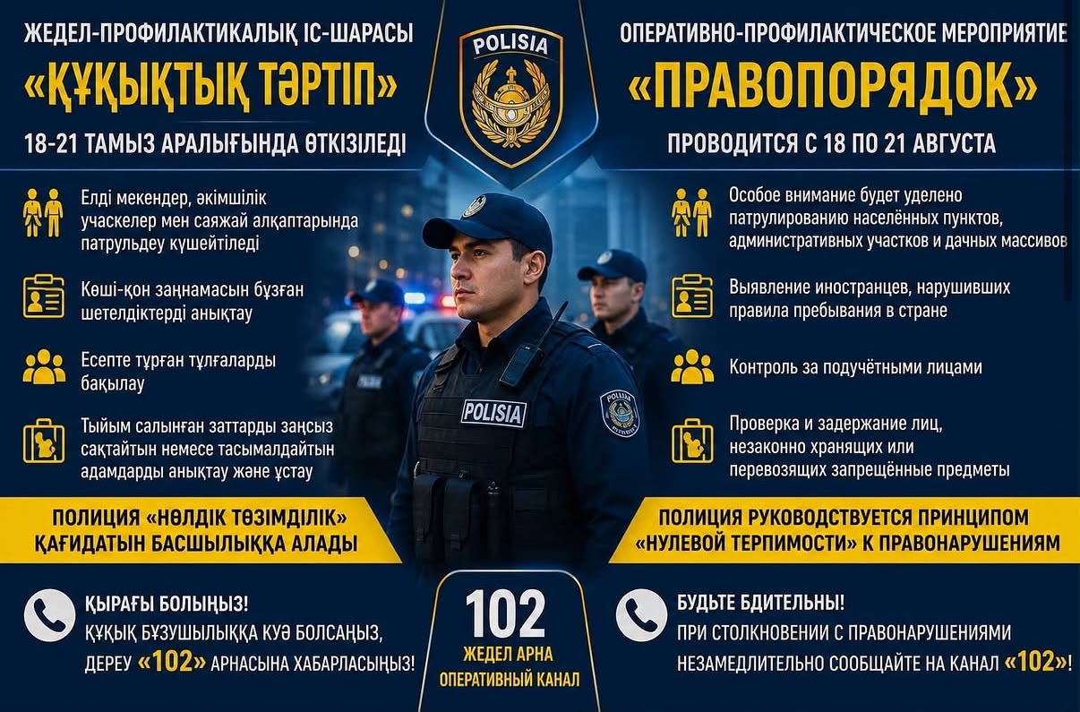 «Правопорядок» оперативно-профилактическое мероприятие