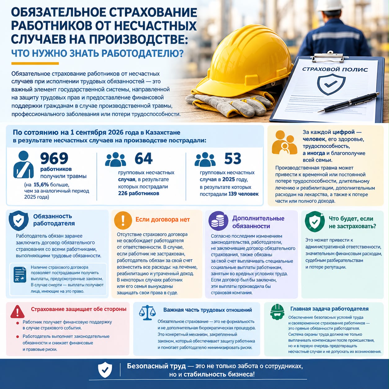 Страхование работников от несчастных случаев: что необходимо знать работодателю
