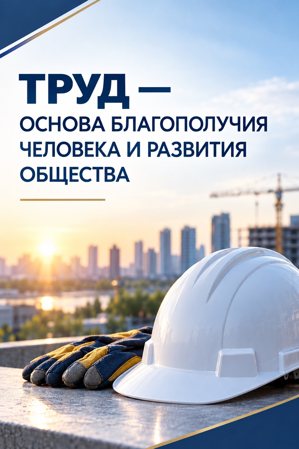 Труд — основа благополучия человека и развития общества