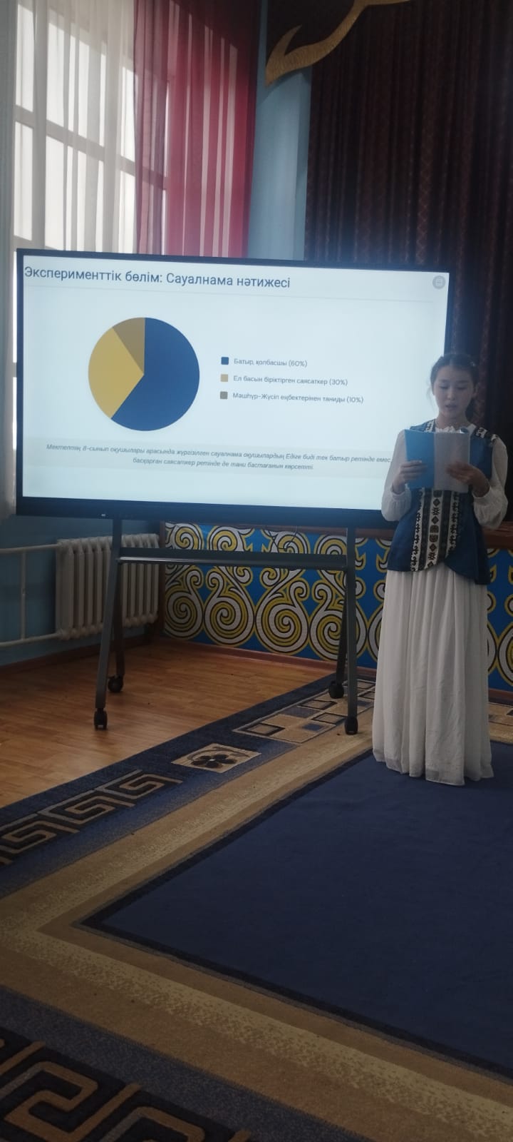 Районный этап областных чтений «Ел қамын жеген Едіге би»