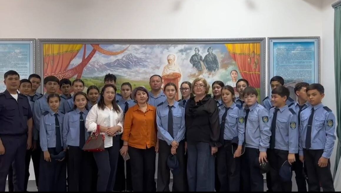 Для учащихся класса “Жас сақшы” провели экскурсию в музей