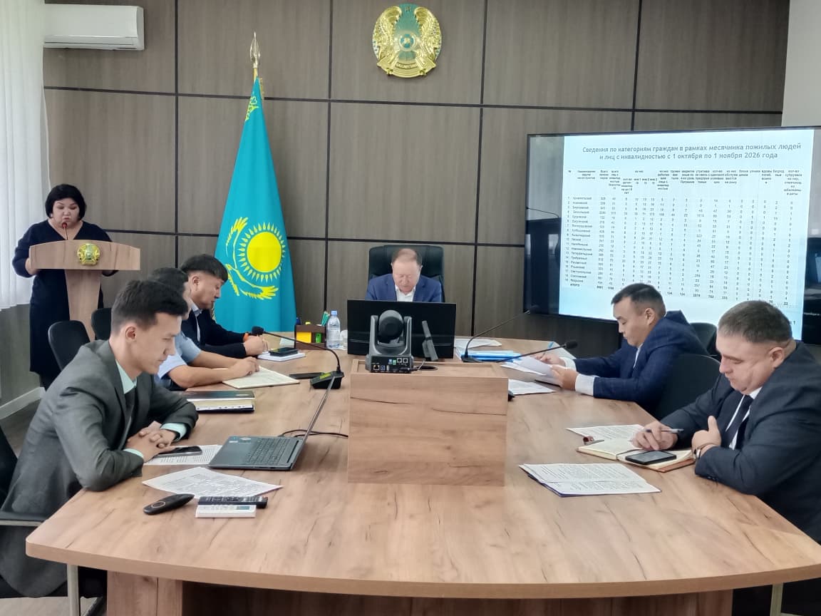 В Кызылжарском районе обсудили вопросы благоустройства и социальной поддержки населения