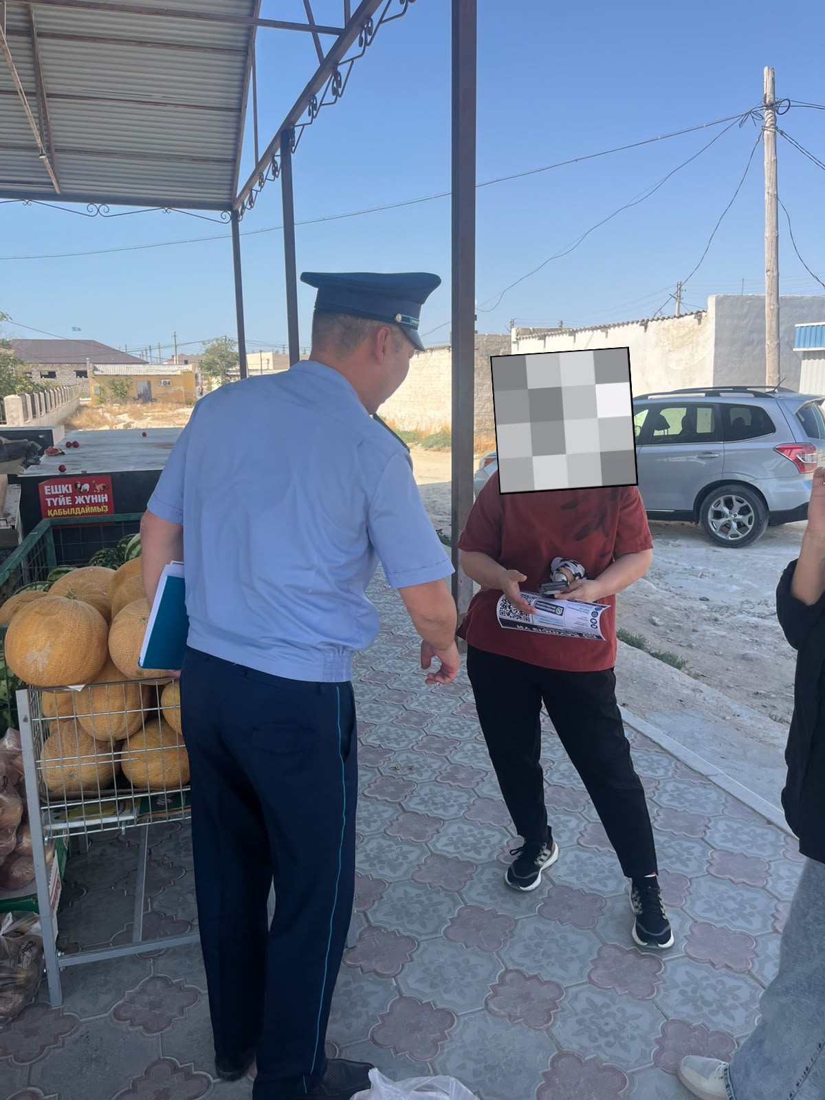 В Каракиянском районе распространяют QR-коды для приёма обращений и предложений граждан