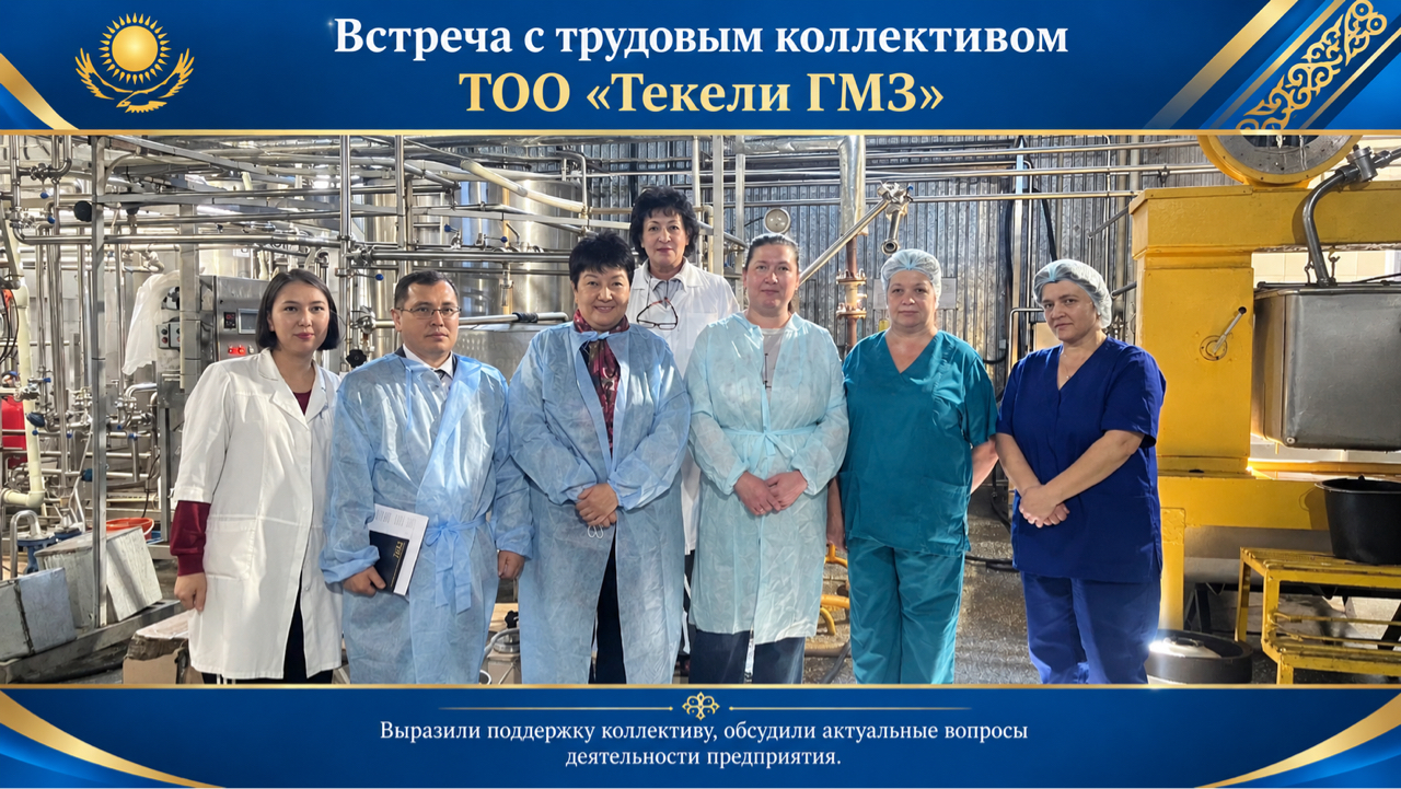 «Открытый микрофон» с трудовым коллективом ТОО «Текели ГМЗ» на тему: «Пенсия близко: Вы готовы?»