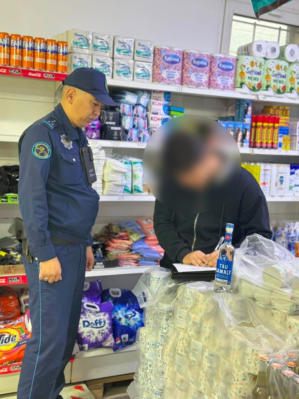 В рамках ОПМ «Безопасный дом» выявлен факт реализации алкогольной продукции