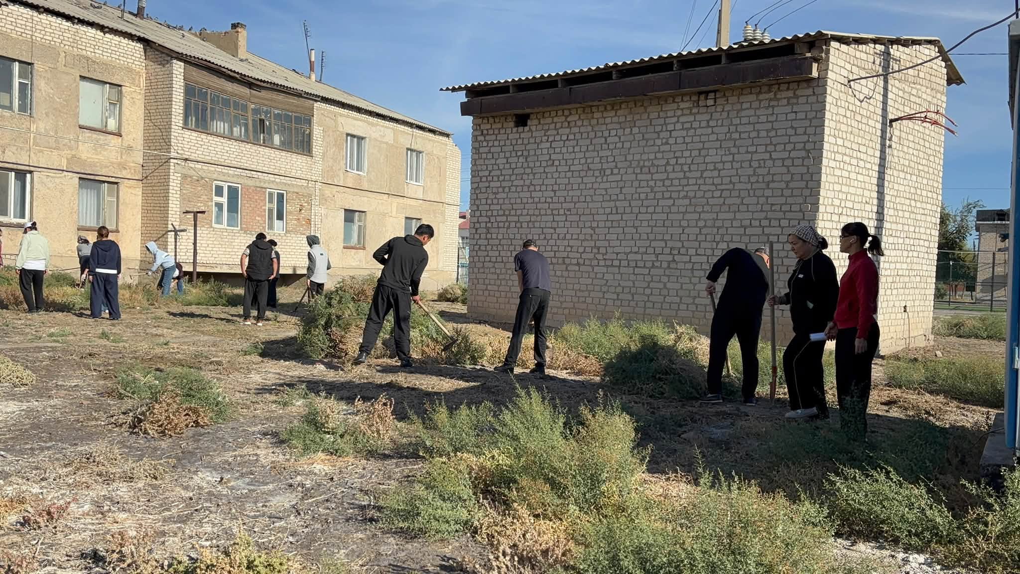 В рамках экологической акции «Таза Қазақстан» проведены субботники
