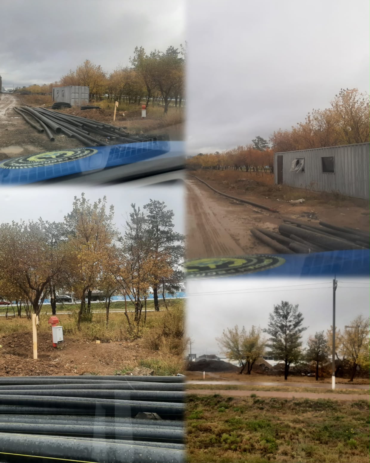В городе выявлена компания, ненадлежащим образом разместившая строительные материалы