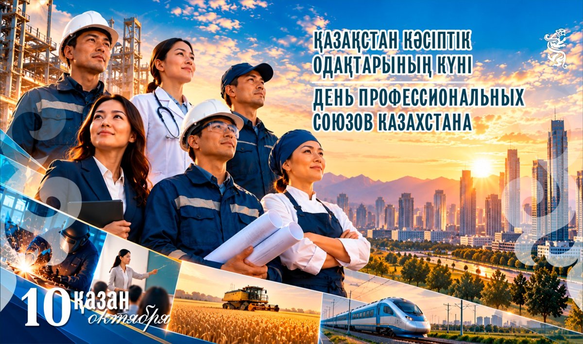10 октября – День профсоюзов Казахстана!