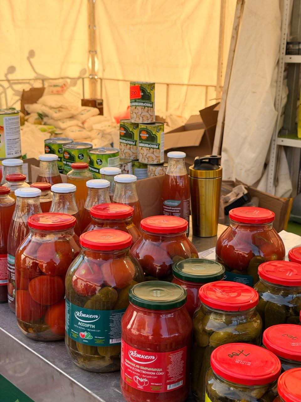 Более 600 тонн продукции представили на сельскохозяйственной ярмарке в Астане