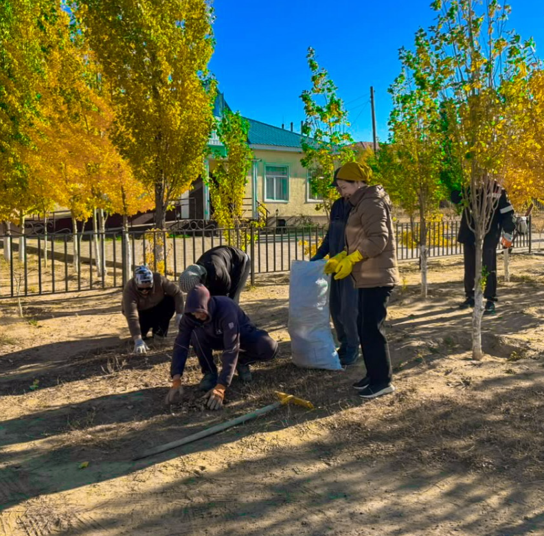 В КАРАУЛКЕЛЬДЕ ПРОВЕЛИ СУББОТНИК