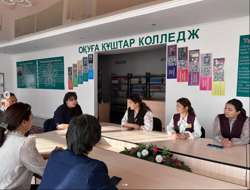 В Ойылском профессиональном колледже проведена разъяснительная работа по вопросам трудового законодательства