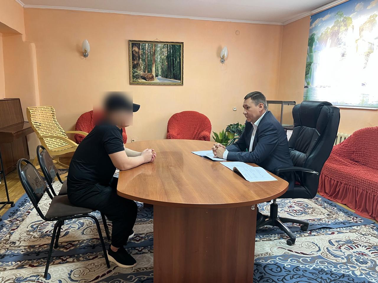 ПРЕДСТАВИТЕЛЬ ПРОВЕЛ ПРИЕМ В СЛЕДСТВЕННОМ ИЗОЛЯТОРЕ