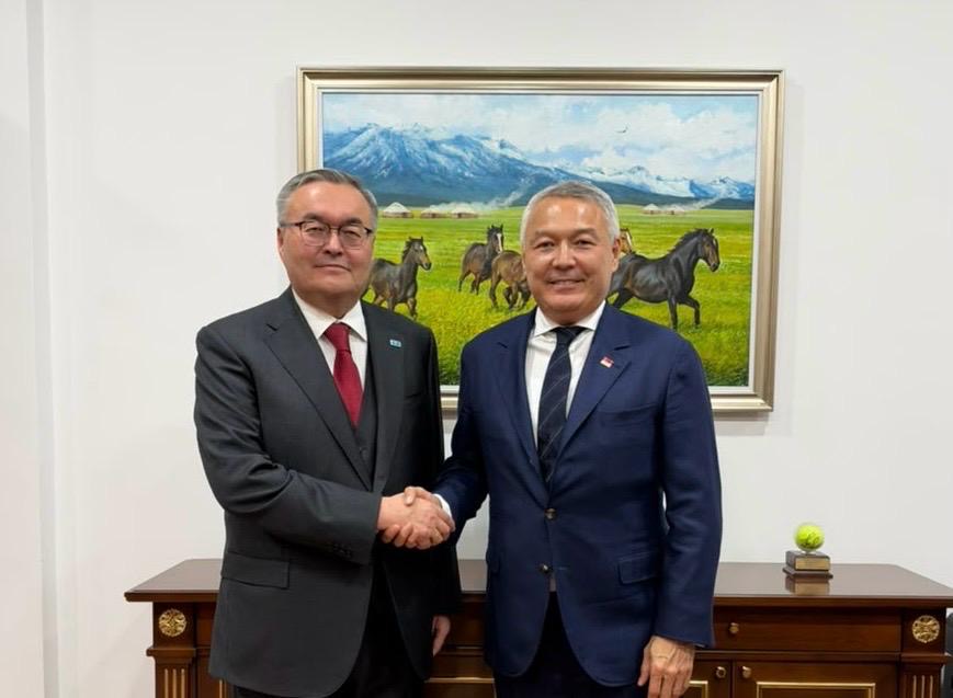 Глава МИД РК принял Почётного консула Сингапура
