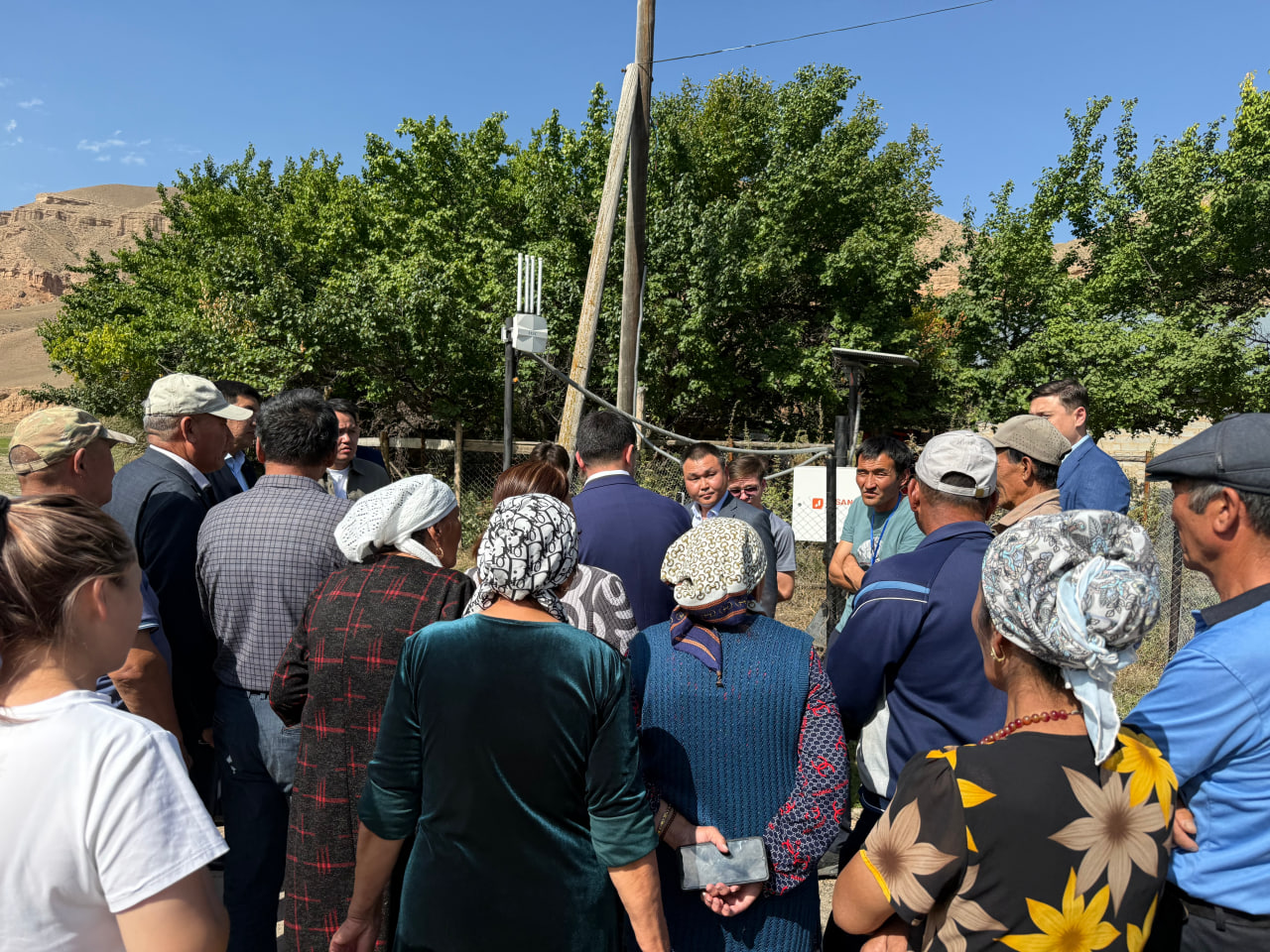 Село Жіңішке в Алматинской области подключили спутниковому интернету в рамках реализации национального проекта «Доступный интернет»