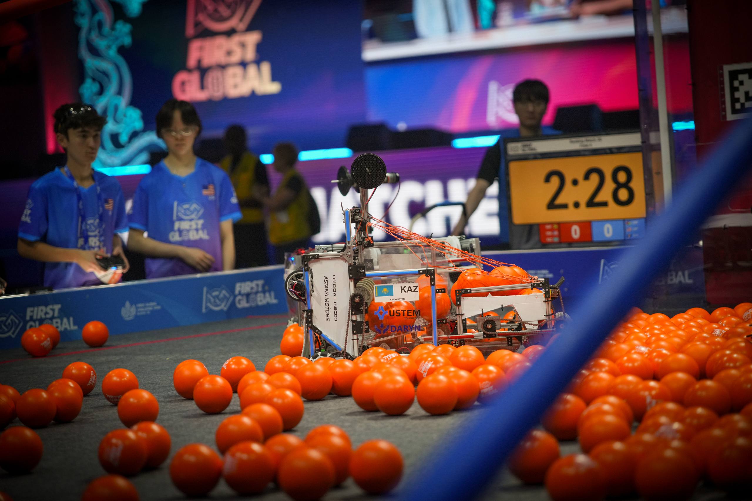 Сборная Казахстана по спортивной робототехнике участвует в FIRST Global Challenge 2026 в Южной Корее