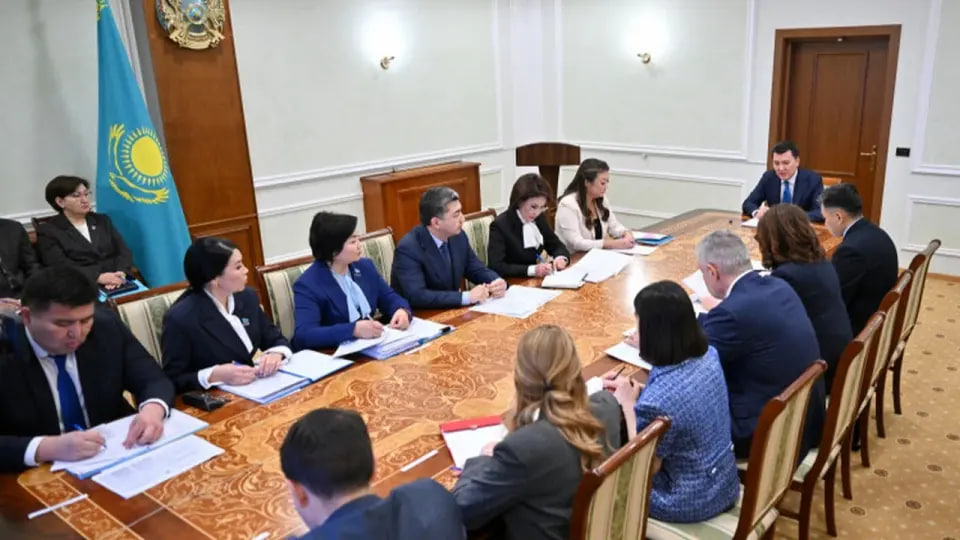 Вице-президент Казахстана Ерлан Карин провел совещание по вопросам защиты прав и интересов детей