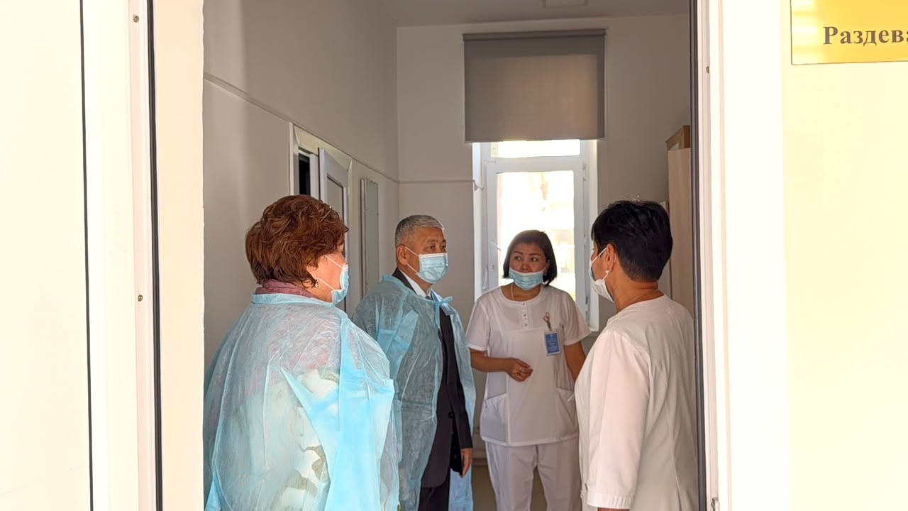 Посетил КГП на ПХВ «Областной центр психического здоровья» Управления здравоохранения области Ұлытау