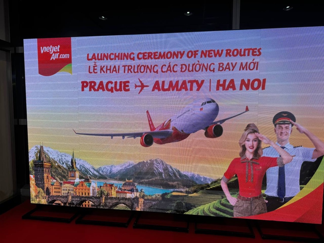 Новый воздушный мост между Казахстаном и Европой: «VietJet» открыла авиасообщение по маршруту Ханой – Алматы – Прага